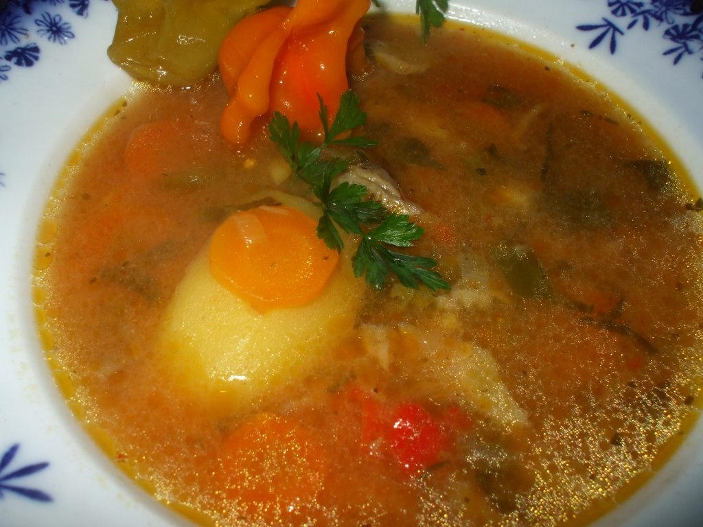 Ciorba de ciuperci pleurotus 2