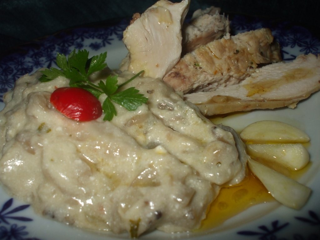 Ciuperci pleurotus cu smantana