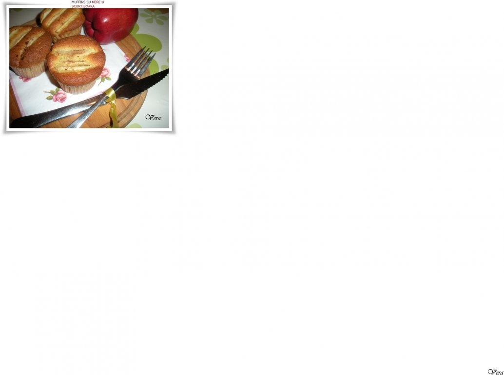 muffins cu mere si scortisosra