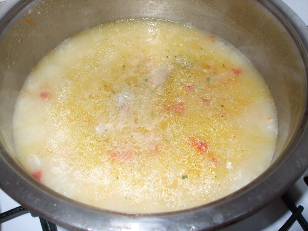 Pilaf de orez cu pui