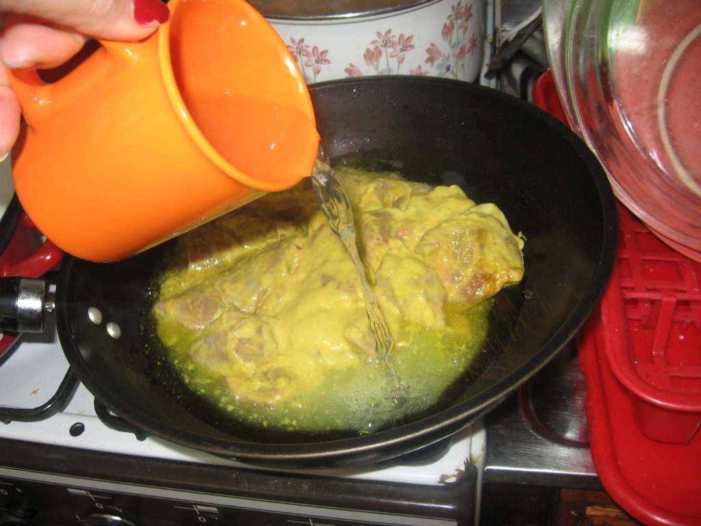 Curry de curcan si orez cu legume