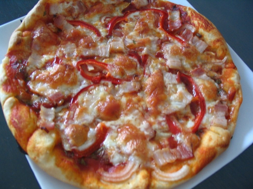 pizza cu blat american