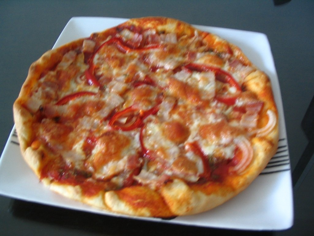 pizza cu blat american
