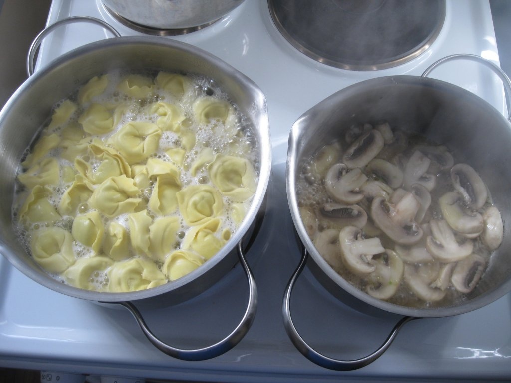 Tortellini cu cod pane