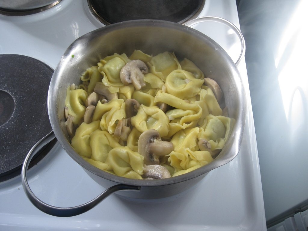Tortellini cu cod pane