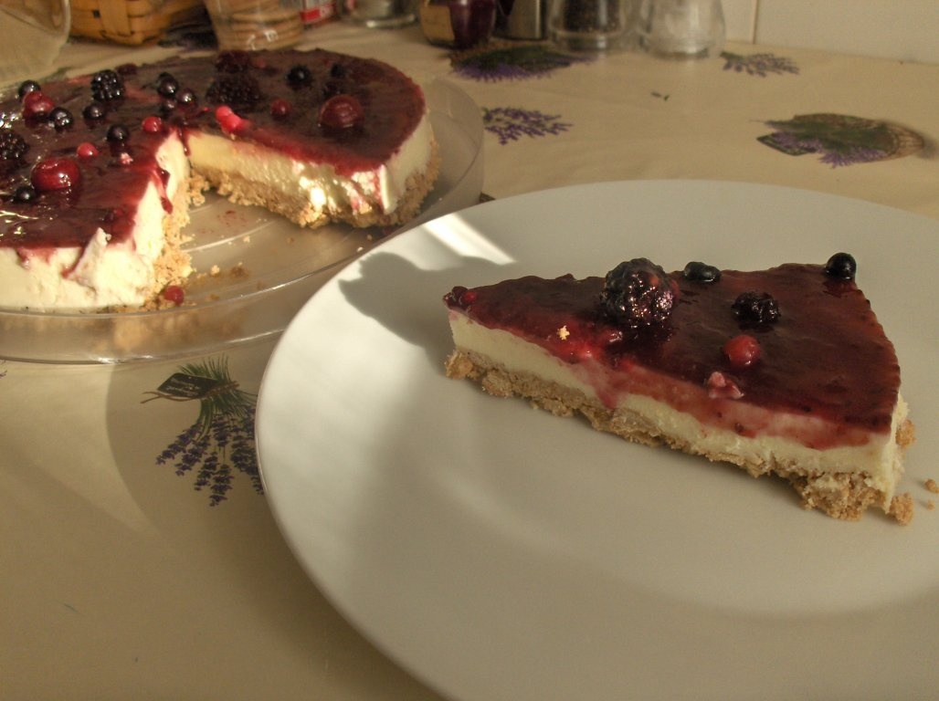 Cheesecake de zmeurã