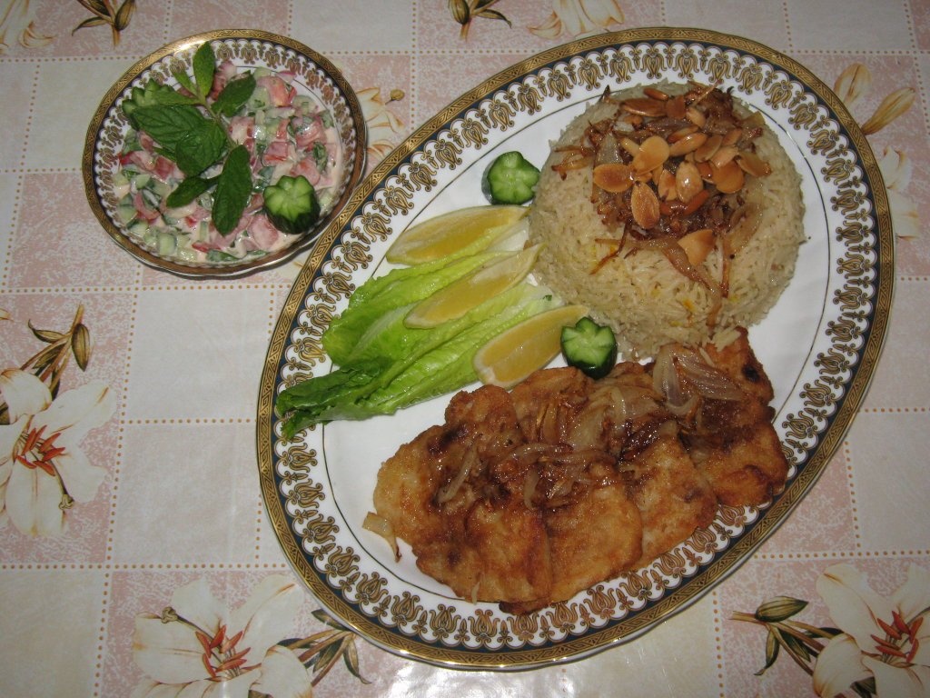 Sayadieh bi samak- Orezul pescarului- specifica  tarilor arabe