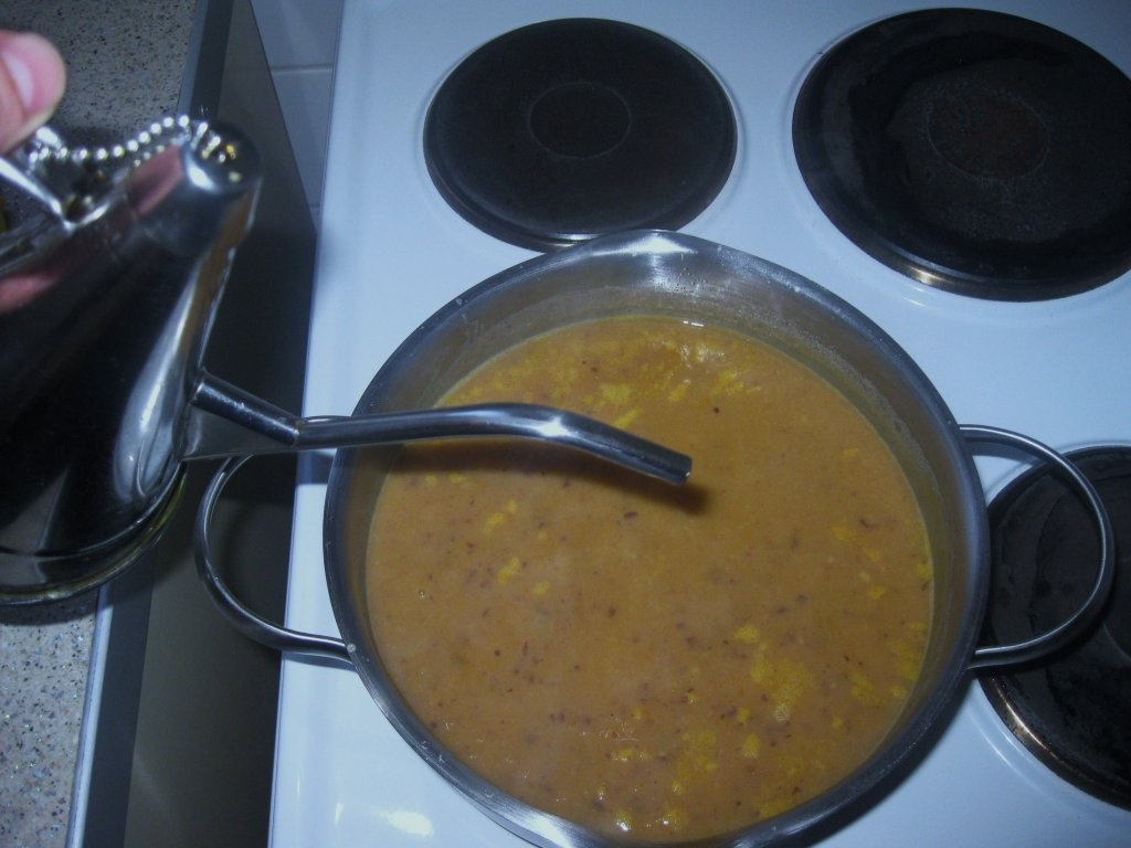 Supa crema de fasole (Sopa creme de feijao)