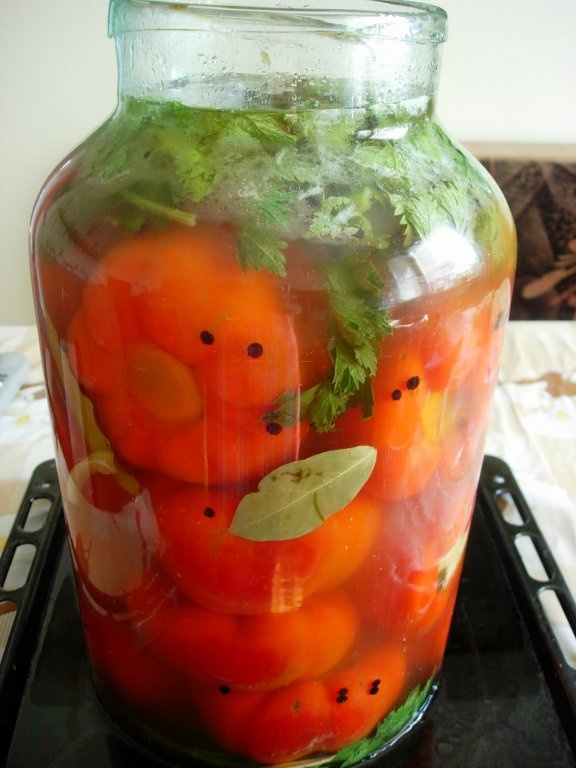 Gogosari marinati umpluti cu struguri