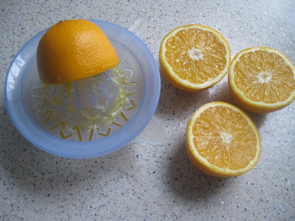 Supa crema cu suc de portocale (Sopa creme com sumo de laranja)