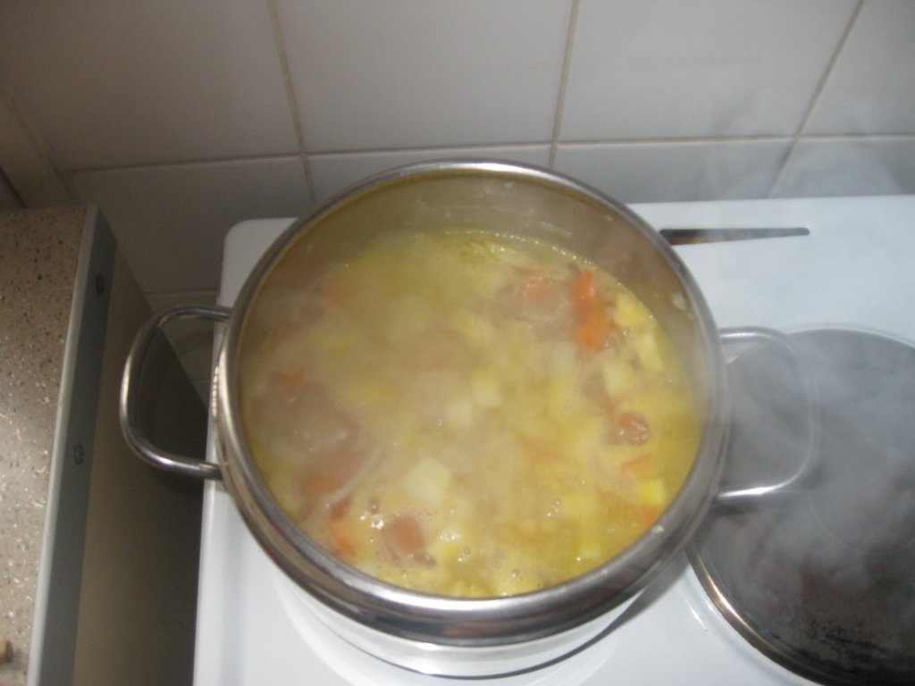 Supa crema cu suc de portocale (Sopa creme com sumo de laranja)