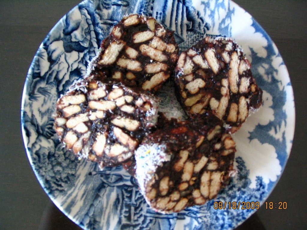 Salam de biscuiţi reţetă