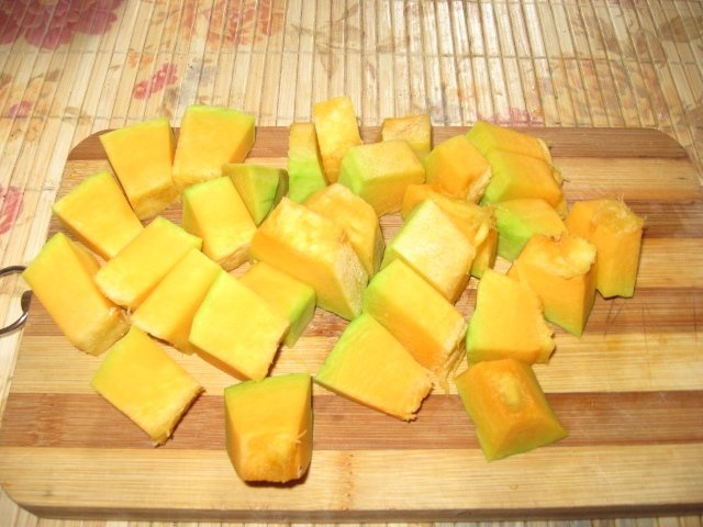 Dovleac fiert in lapte - desert