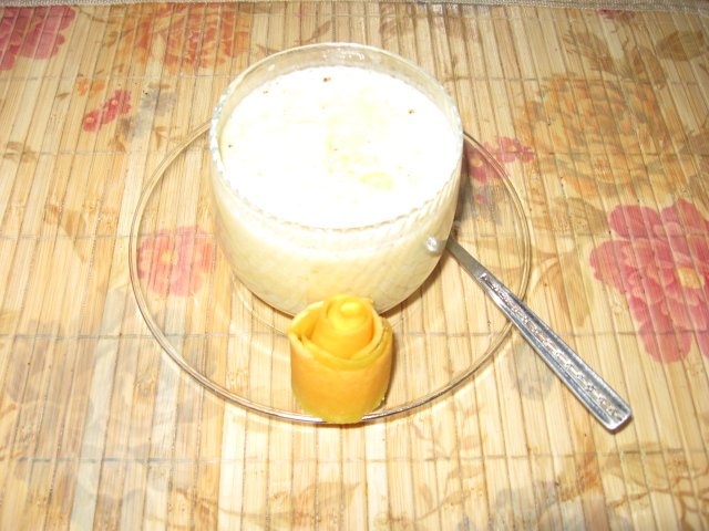 Dovleac fiert in lapte - desert