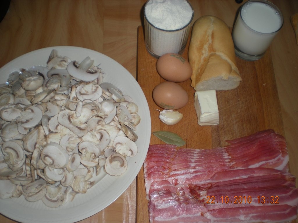 Terrina de ciuperci cu bacon