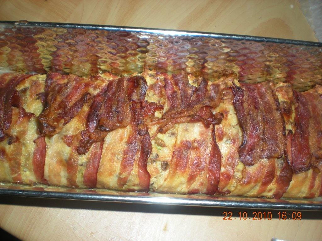 Terrina de ciuperci cu bacon