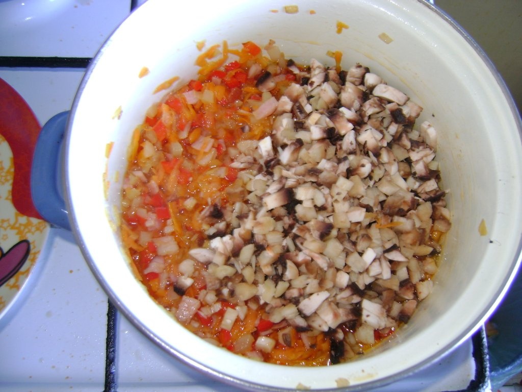 Orez cu legume si kaizer