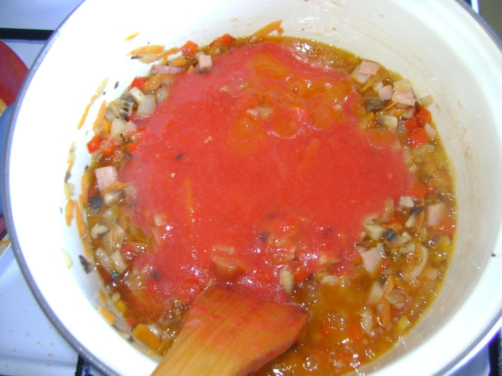 Orez cu legume si kaizer