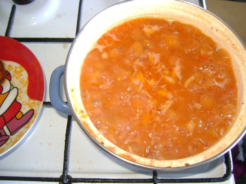 Orez cu legume si kaizer