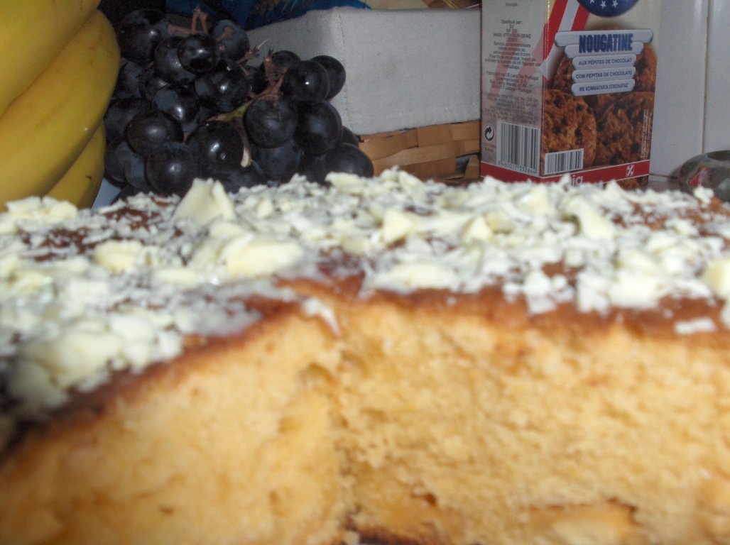 Chec de ciocolatã albã (Bolo de chocolate branco)