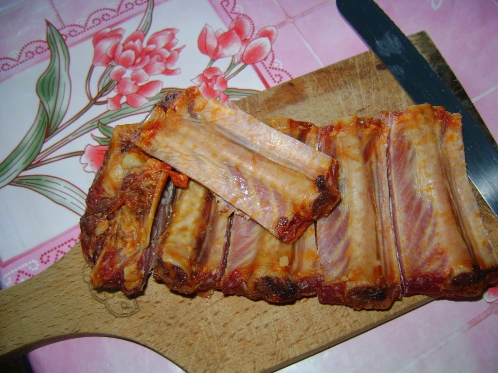 Mancare de cartofi cu costita afumata