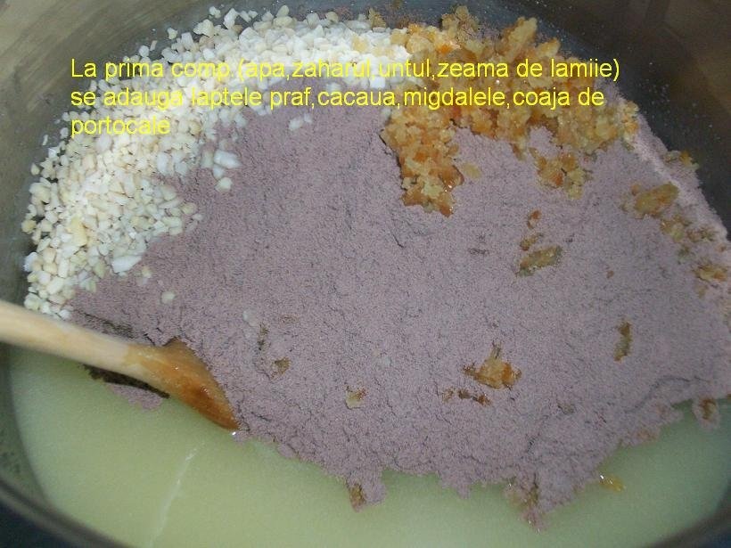 Ciocolata de casa,cu aroma de portocala