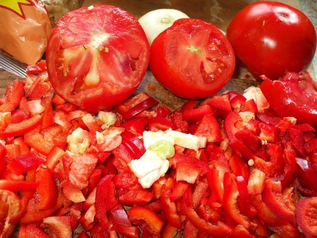 Paste cu praz si afumatura