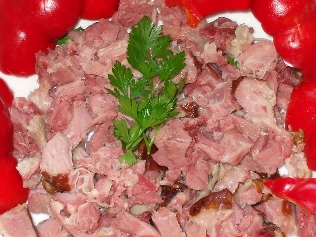 Paste cu praz si afumatura