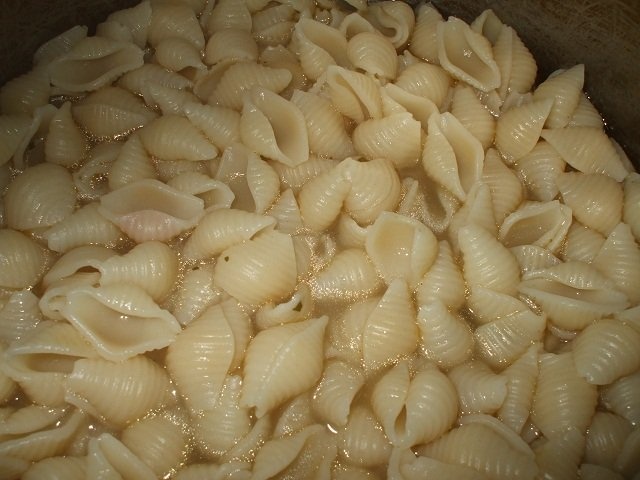 Paste cu praz si afumatura