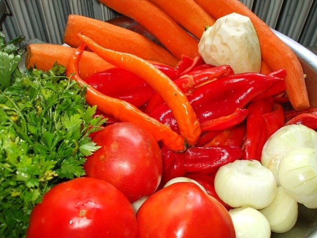 Ghiveci de legume la borcan