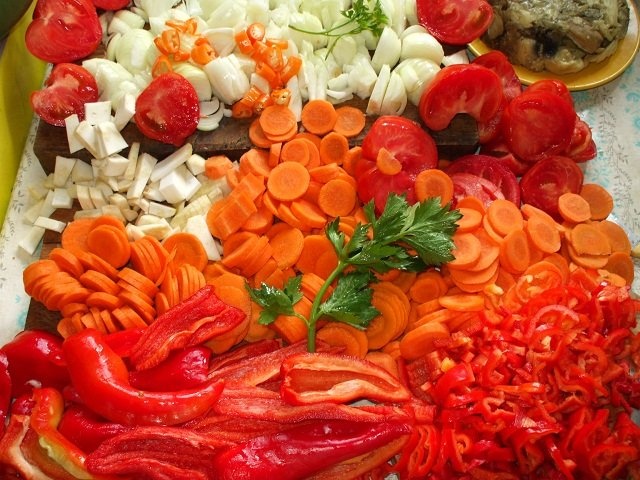 Ghiveci de legume la borcan