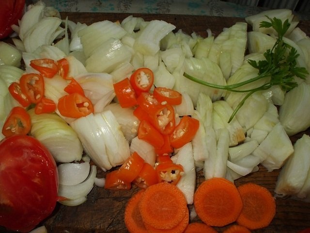 Ghiveci de legume la borcan