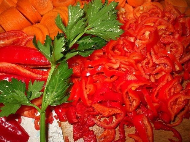 Ghiveci de legume la borcan