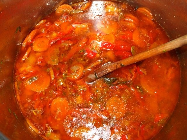 Ghiveci de legume la borcan