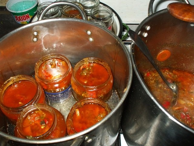 Ghiveci de legume la borcan