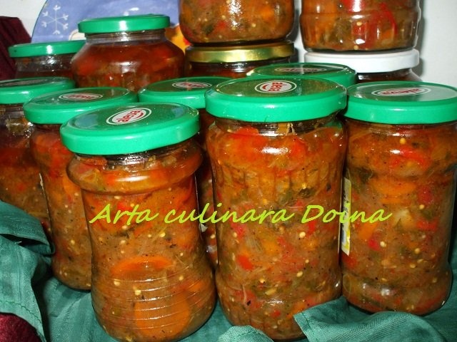 Ghiveci de legume la borcan