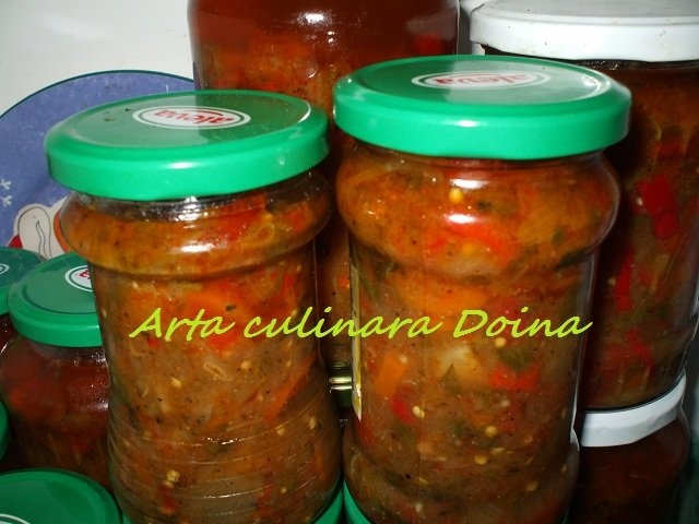 Ghiveci de legume la borcan