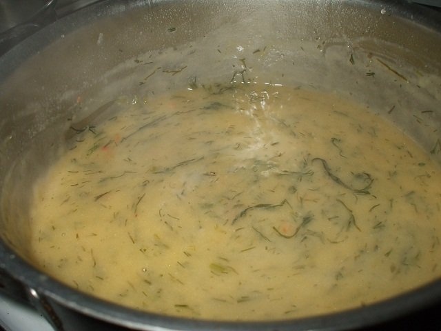 Conopida natur cu sos bechamel