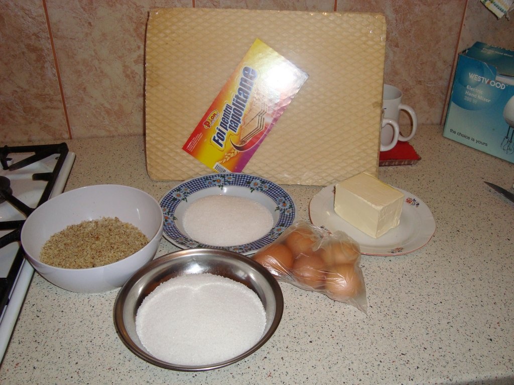 Napolitane cu crema caramel