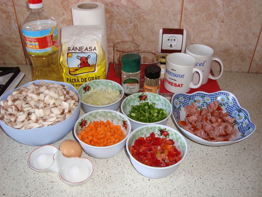 Placinta cu ciuperci