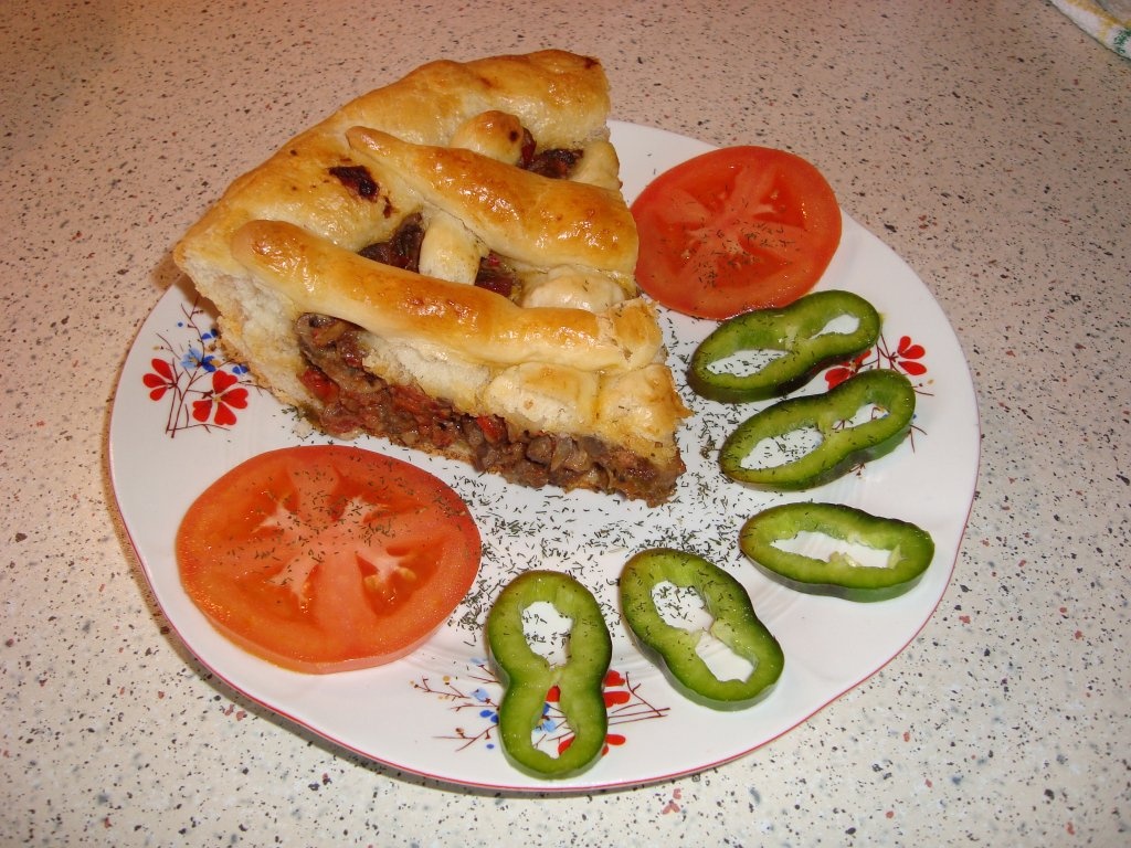 Placinta cu ciuperci