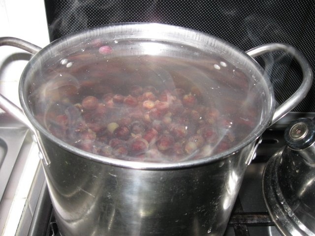 Compot din boabe de struguri