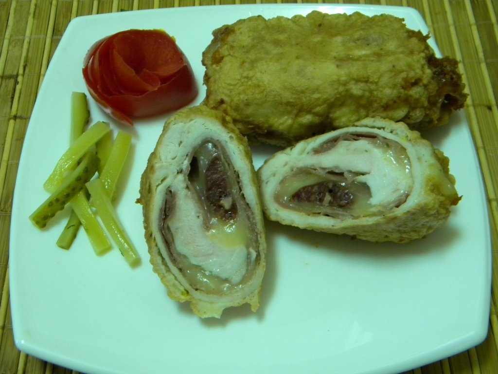 Rulouri din piept de pui