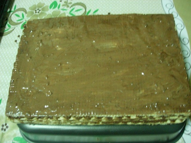 Prajitura cu foi de napolitane