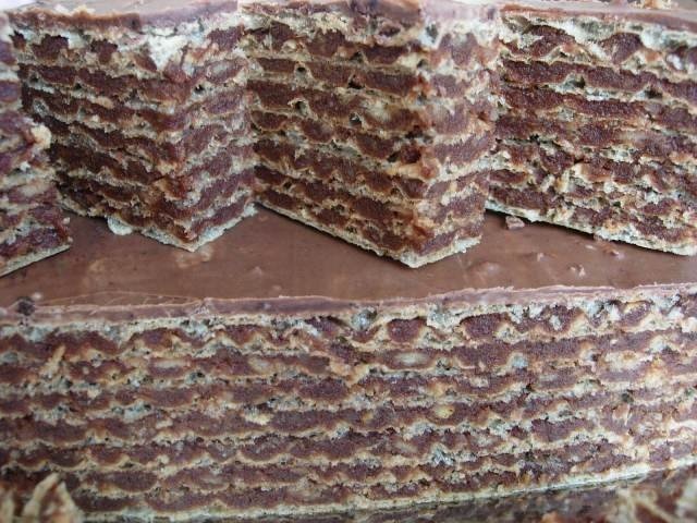 Prajitura cu foi de napolitane