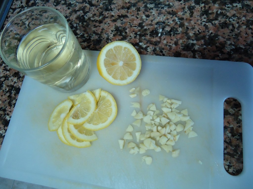 Ficatei si inimioare de pui cu lamaie