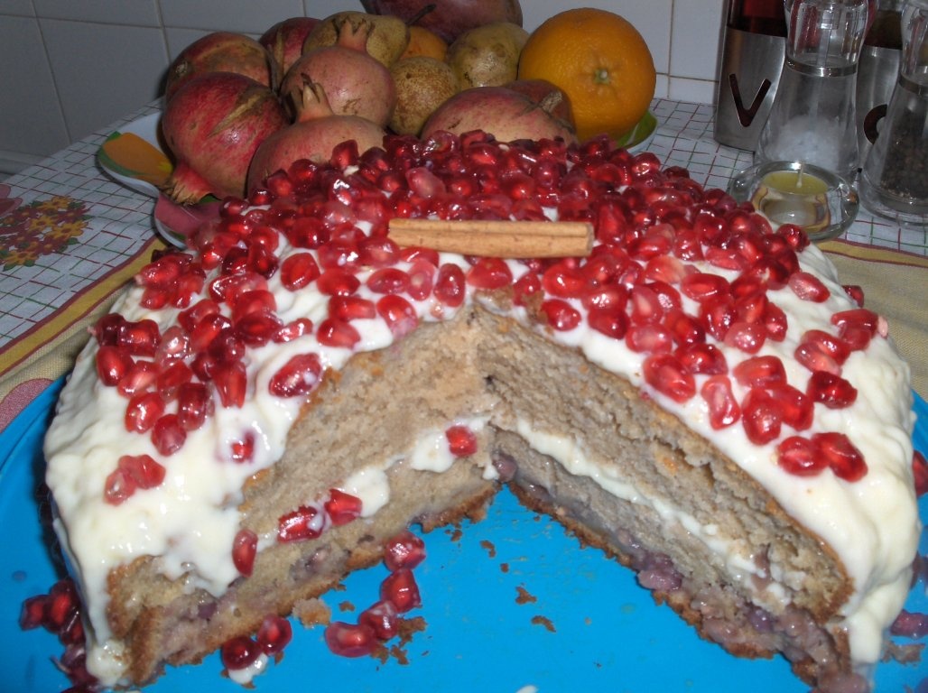 Tort de rodii cu zahãr brun