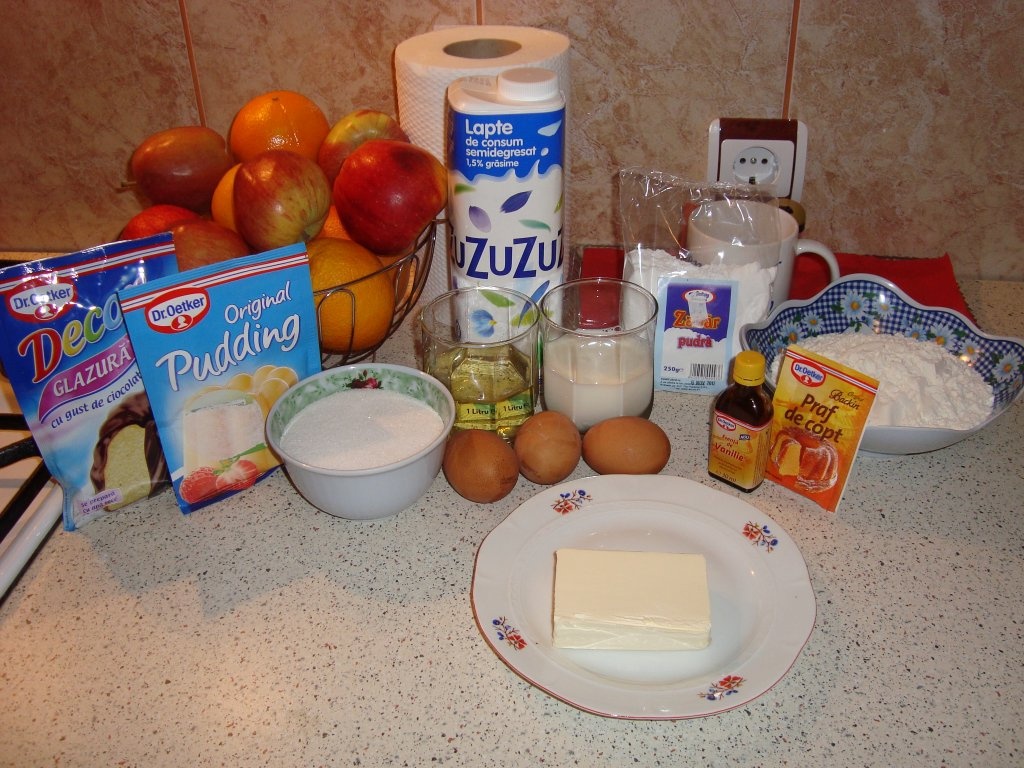 Negresa cu crema de vanilie