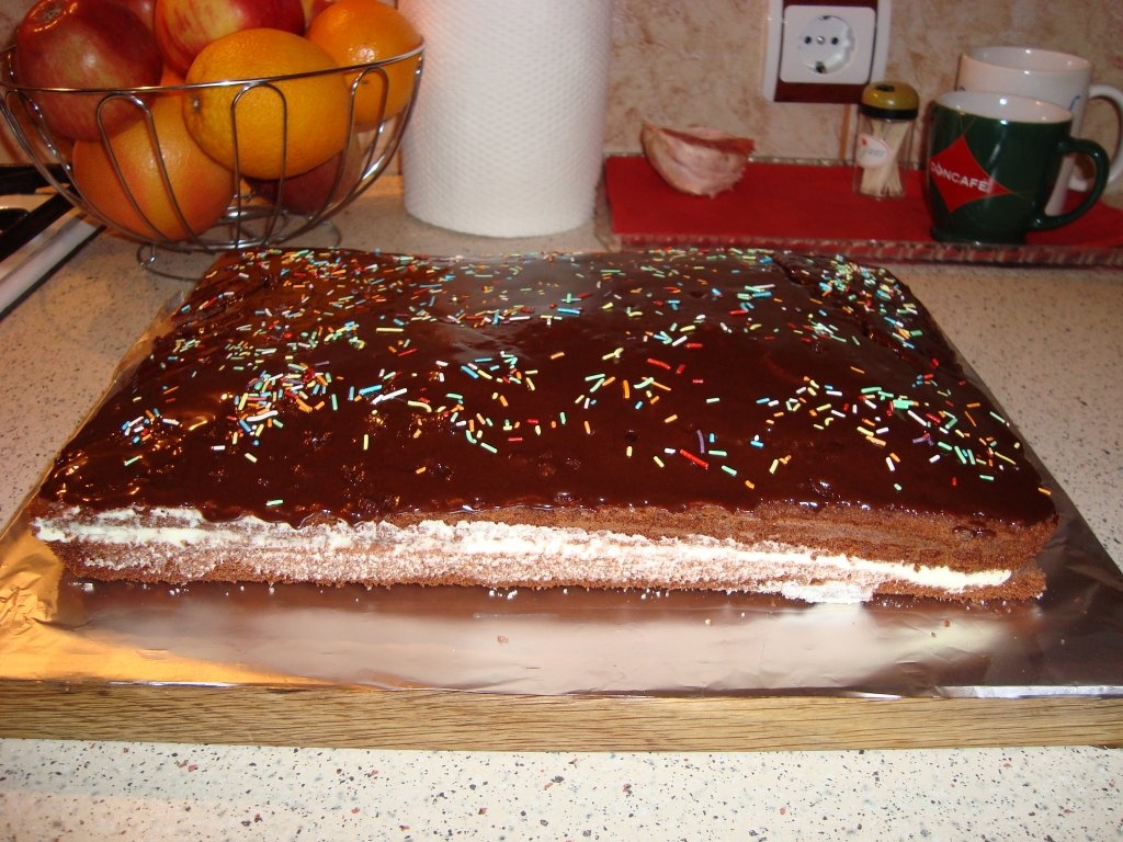 Negresa cu crema de vanilie