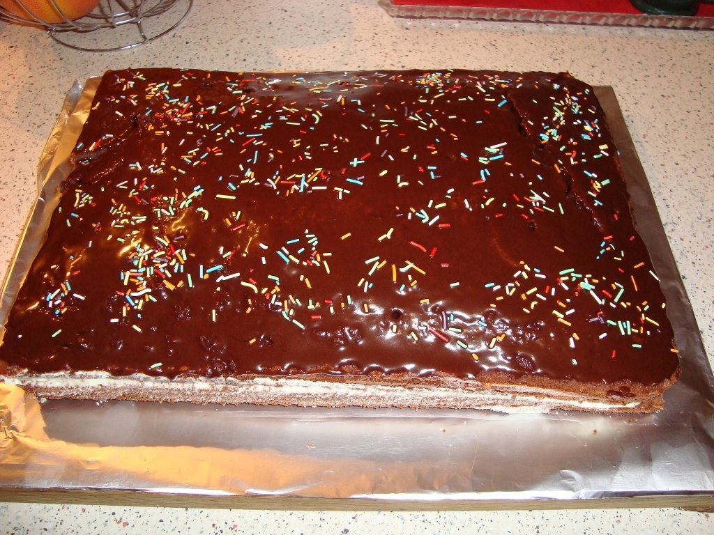 Negresa cu crema de vanilie